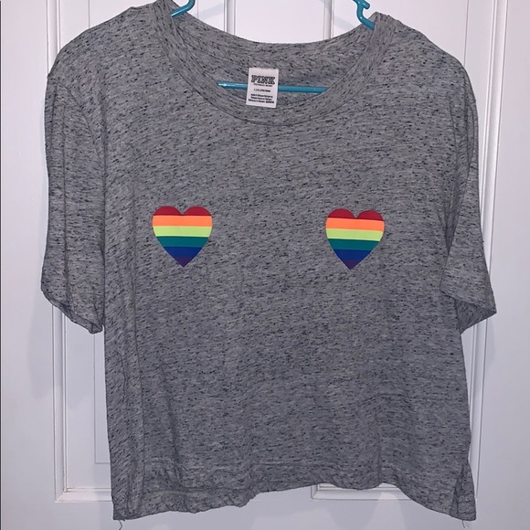PINK Victoria's Secret Tops - PINK pride crop top